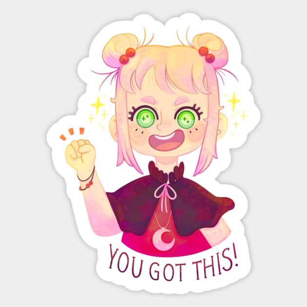 You Got This! Sticker by Niamh Smith Illustrations